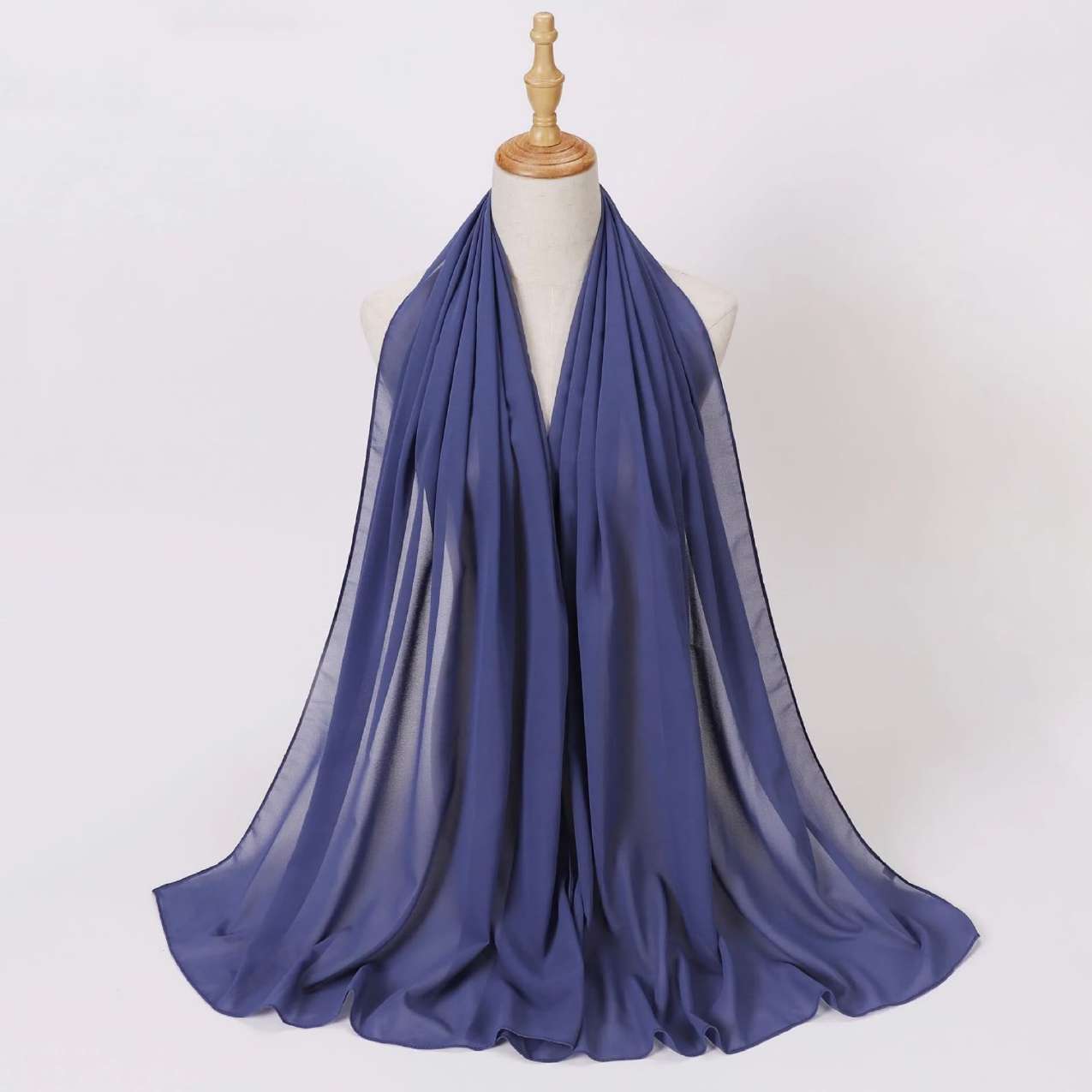 Malaysian Chiffon Hijab in Sky Chiffon